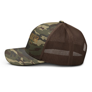 RipLine Angling Logo Camouflage Trucker Hat