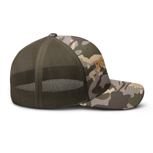 RipLine Angling Logo Camouflage Trucker Hat