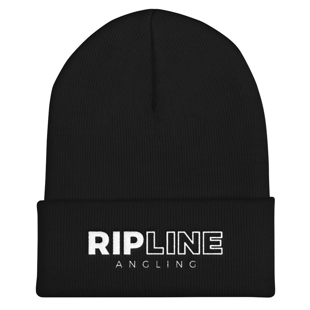 RipLine Angling Logo Knit Beanie