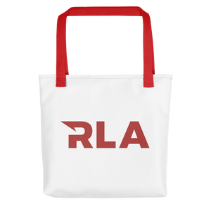 Red RLA Logo Tote Bag