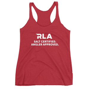 Salt Certified Angler Approved Racerback Tank Top