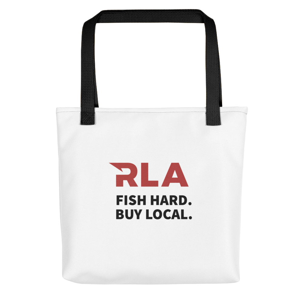 Fish Hard Buy Local Tote Bag