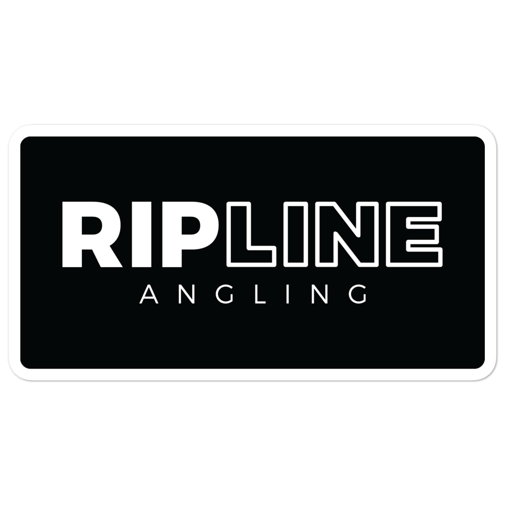 RipLine Angling Logo Die Cut Sticker