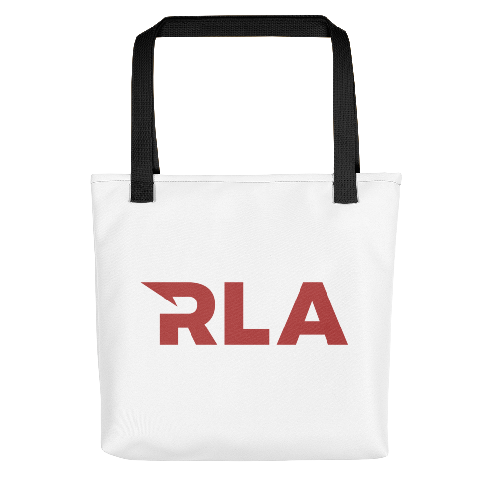 Red RLA Logo Tote Bag