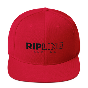 RipLine Angling Logo Snapback Hat