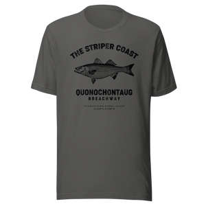 The Striper Coast - Quonochontaug Breachway Graphic T-Shirt