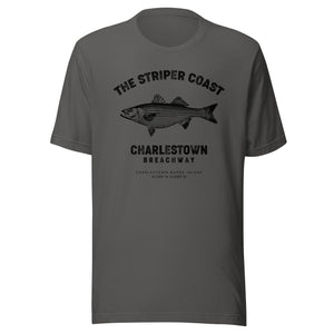 The Striper Coast - Charlestown Breachway Graphic T-Shirt