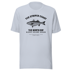 The Striper Coast - The North Rip Graphic T-Shirt