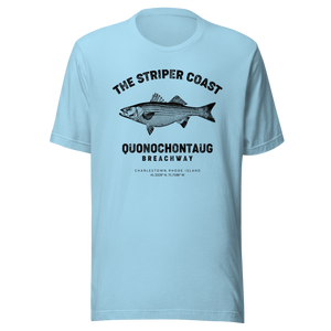 The Striper Coast - Quonochontaug Breachway Graphic T-Shirt