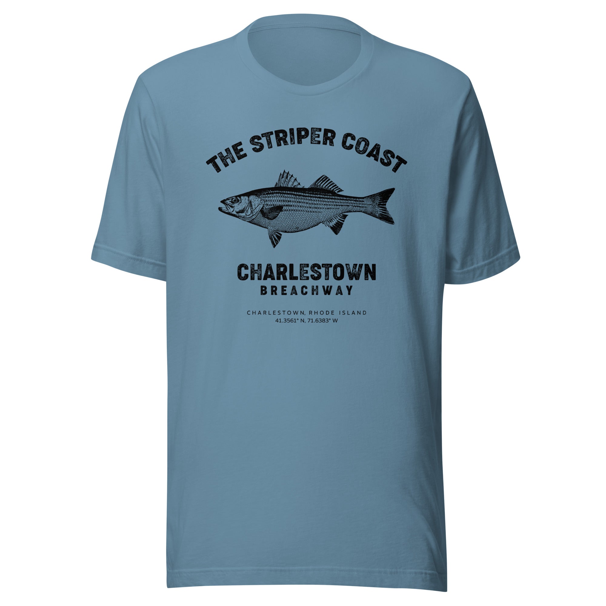 The Striper Coast - Charlestown Breachway Graphic T-Shirt