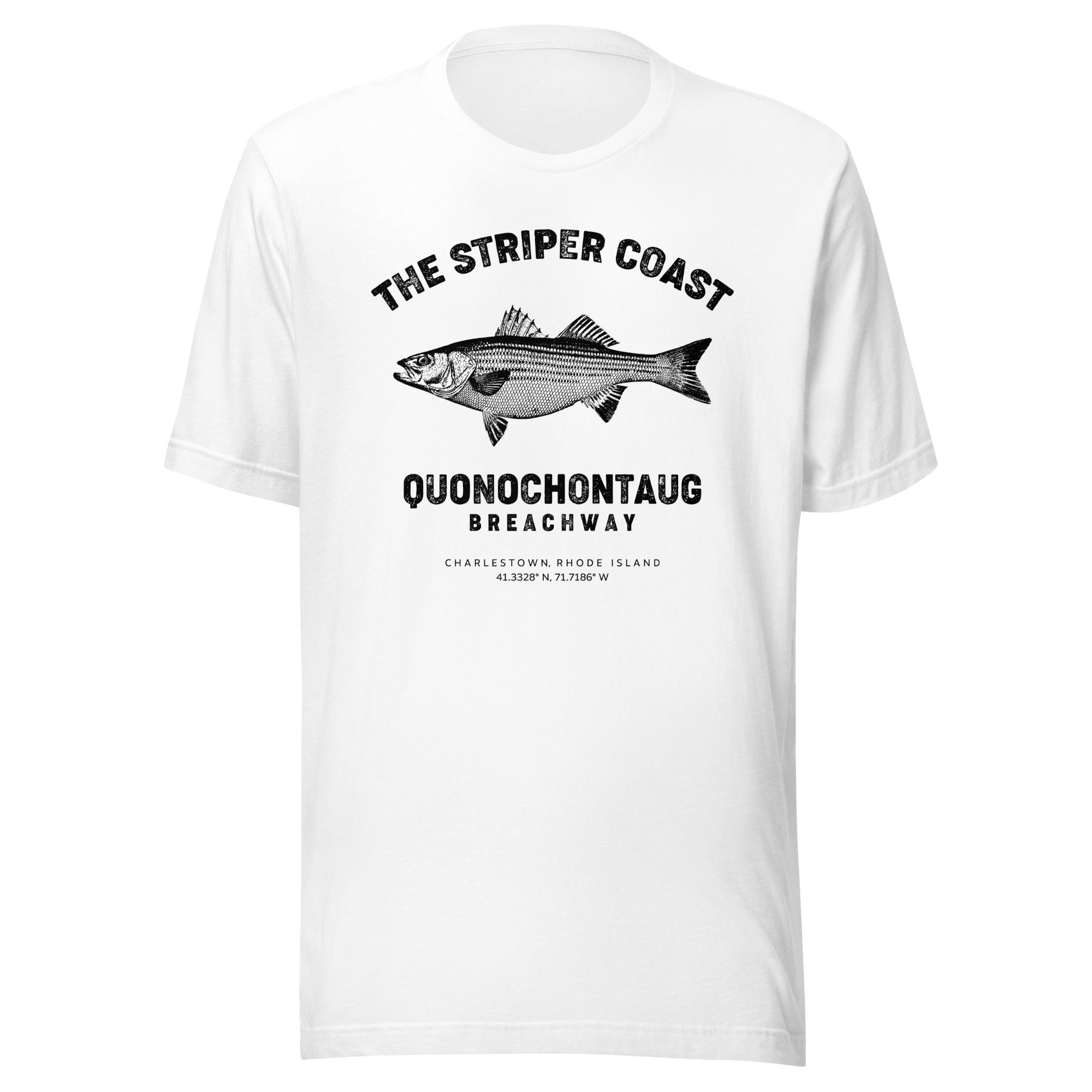 The Striper Coast - Quonochontaug Breachway Graphic T-Shirt