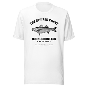 The Striper Coast - Quonochontaug Breachway Graphic T-Shirt